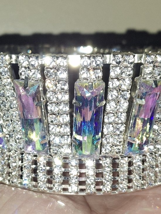 Jewelry - Full Round State/national Pageant Crown - Multicolor *One Of A Kind RARE*